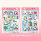 Cute Puppy Paradise Series Stickers