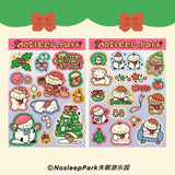 Christmas Cute Puppy  Series Stickers