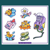 Amusement Park Series Tattoo Stickers