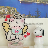 Angel Puppy Acrylic Lovely Desktop Ornament