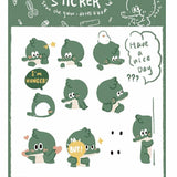 Crocodile Sean Cute Sticker