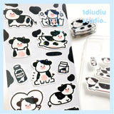 Kawaii Cartoon Animals Glitter Stickers