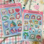 Cute Puppy Paradise Series Stickers