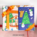 Two Feet Monster Christmas Folder Card