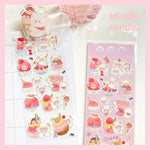 Kawaii Cartoon Animals Glitter Stickers