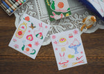 Longevity Peach Washi Stickers