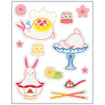 Longevity Peach Washi Stickers