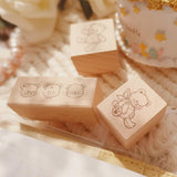 Cute Bear Kawaii Stamps