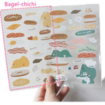 Crocodile Sean Bagel Waterproof Cute Sticker