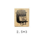 Sweet Strawberry Series Wooden Stamps