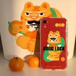 Orange Tiger Lucky Phone Case