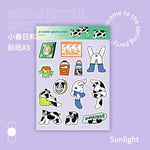 Spring Day Series Waterproof Stickers