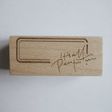 Handwritten English Wood Stamps