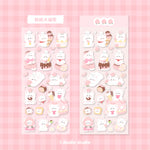 Kawaii Cartoon Animals Glitter Stickers