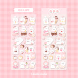 Kawaii Cartoon Animals Glitter Stickers