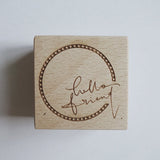 Handwritten English Wood Stamps