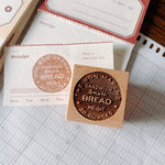 Vintage Label Round Postmark Stamps