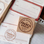 Vintage Label Round Postmark Stamps