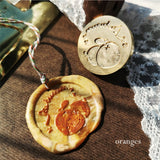 Peach Orange Sealing Wax Stamps