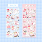 Kawaii Cartoon Animals Glitter Stickers