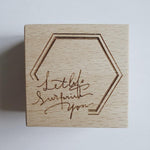 Handwritten English Wood Stamps