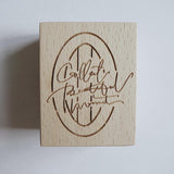 Handwritten English Wood Stamps