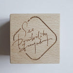 Handwritten English Wood Stamps