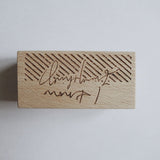 Handwritten English Wood Stamps