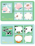 Lovely Cow Peach Memo